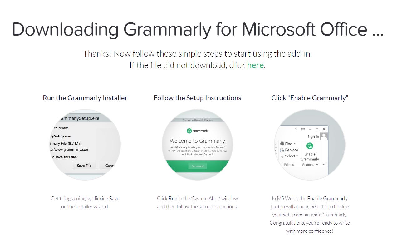 Grammarly for Word