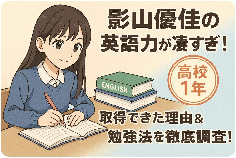 影山優佳　英語