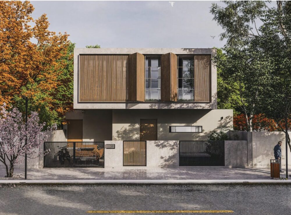 アメリカ　家　コンテンポラリー