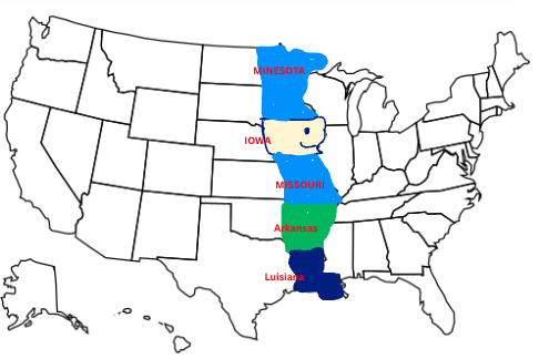 アメリカ50 州覚え方