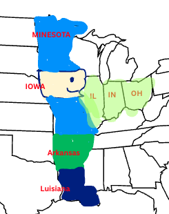 アメリカ50 州覚え方
