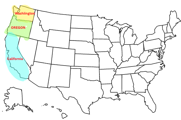 アメリカ50 州覚え方