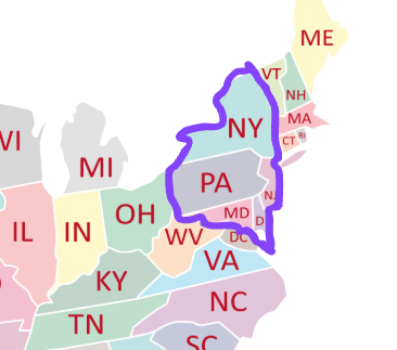 アメリカ50 州覚え方