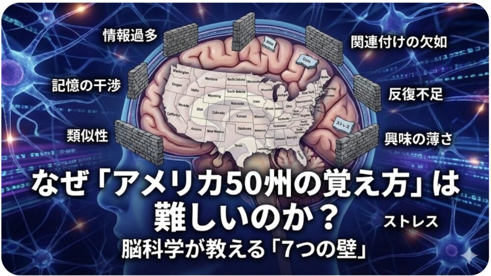 アメリカ50州覚え方