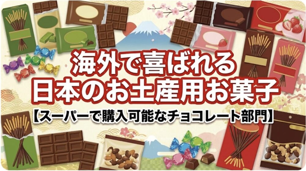 海外で喜ばれる日本のお土産 お菓子