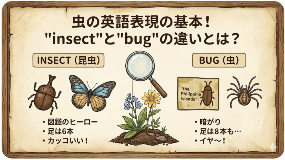 インセクト バグ 違い