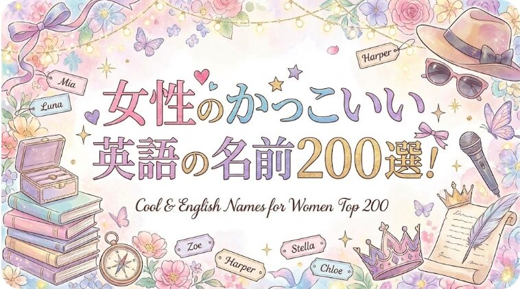 英語 名前 女性 かっこいい