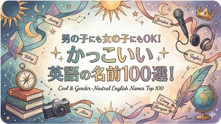 英語名前かっこいい