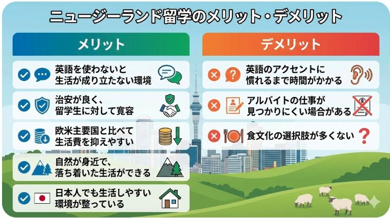 英語留学　ノルウェー　ニュージーランド