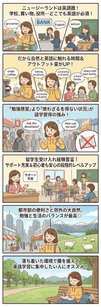 英語留学 ニュージーランド